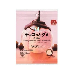 7-11 White Peach Gummy Chocolate