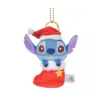 Disney Christmas Stitch Plush Keychain Sock