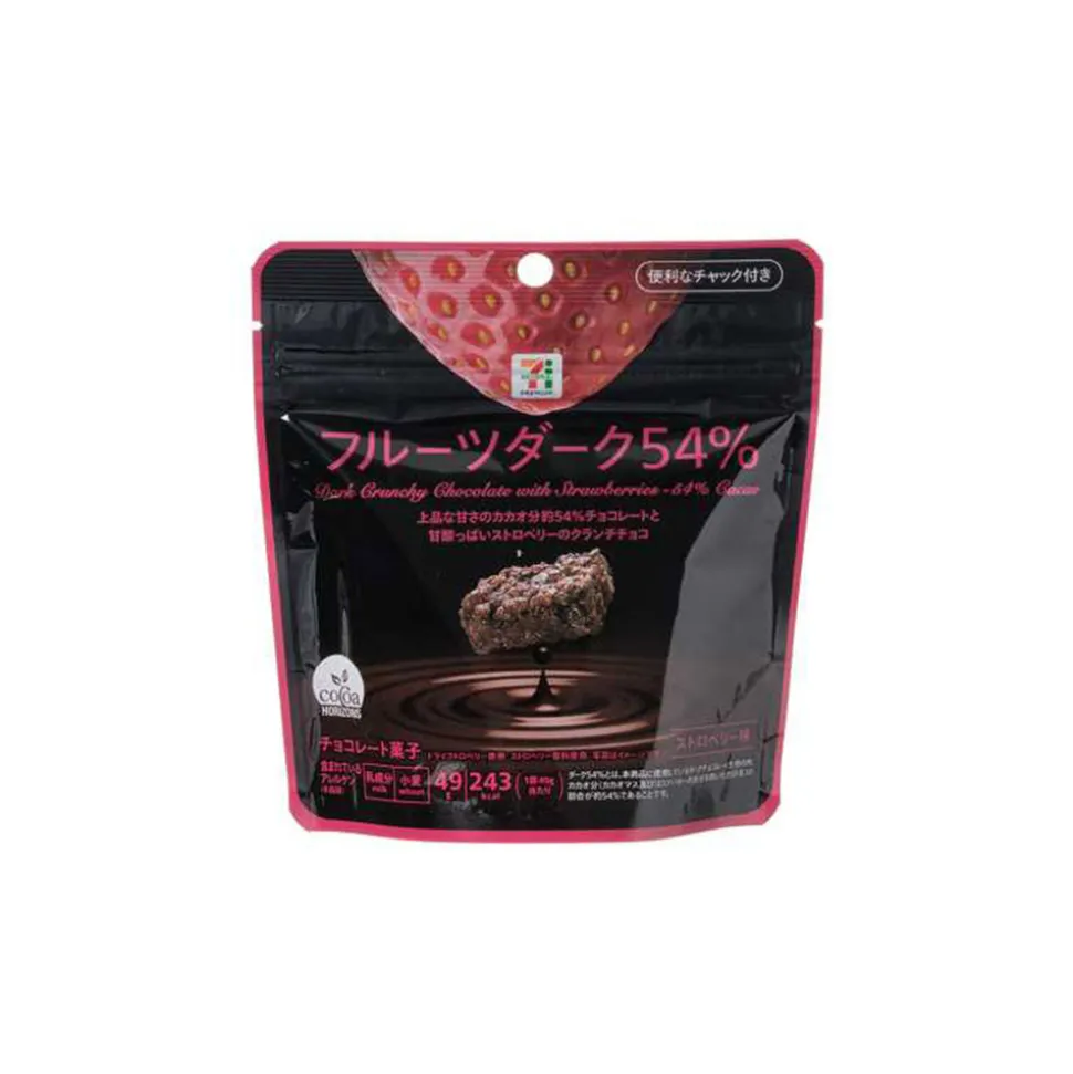 7-Eleven Premium Dark Crunchy Chocolate with Strawberry