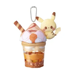 Pokemon PokePeace Parfait Plush Charm: Pikachu’s Caramel