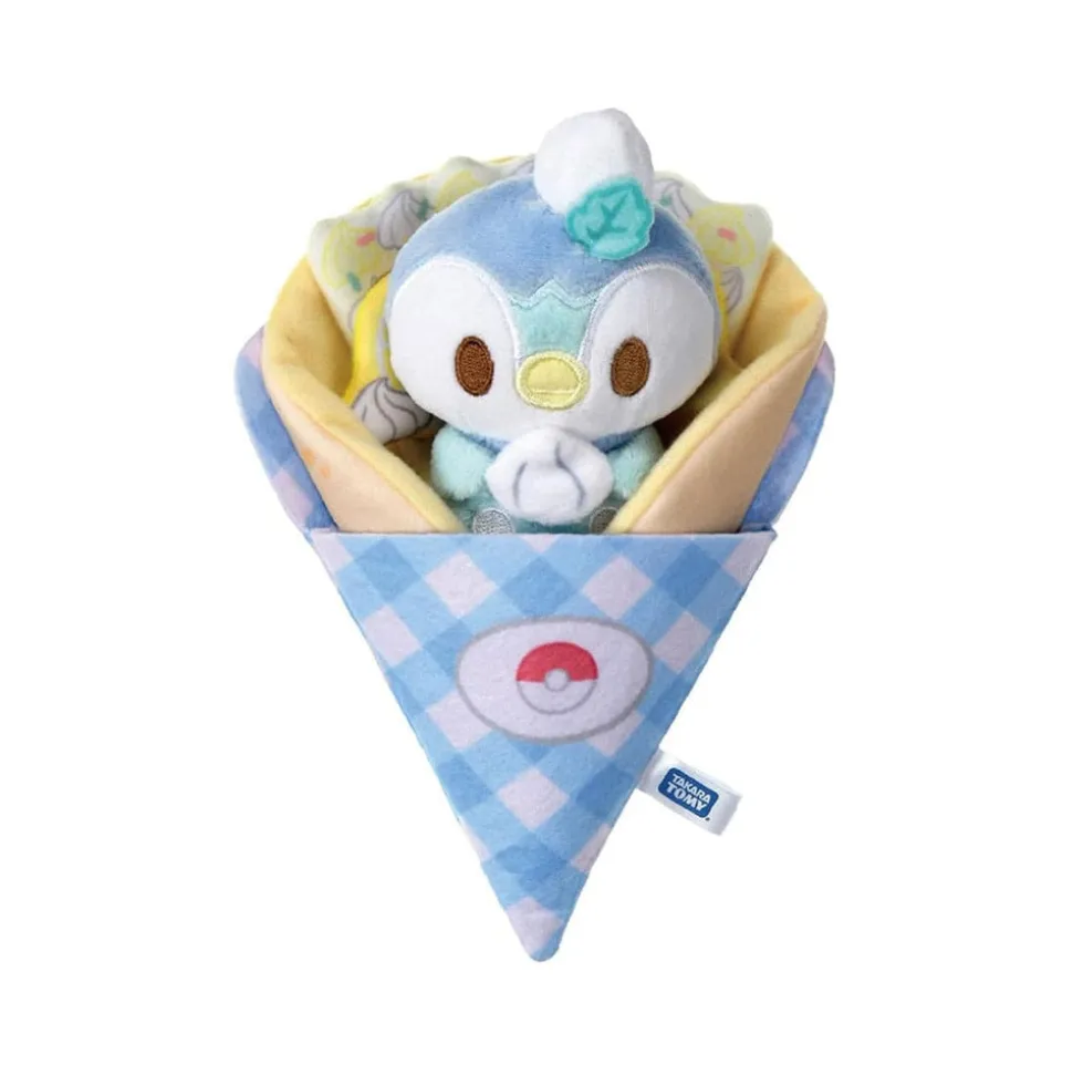Pokemon Poke-Piece Rolling Crepe Plush: Piplup