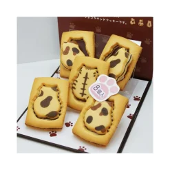 Sandwich Cookies Cat Cookies Chocolate