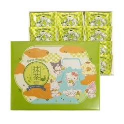 Sanrio Characters Matcha Print Cookies