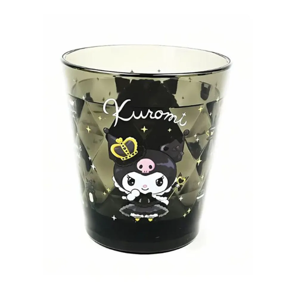 Sanrio Glitter Clear Cup: Kuromi