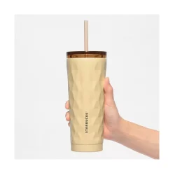 Starbucks Autumn Festival 2025 Cold Drink Cup Tumbler Moon Beige