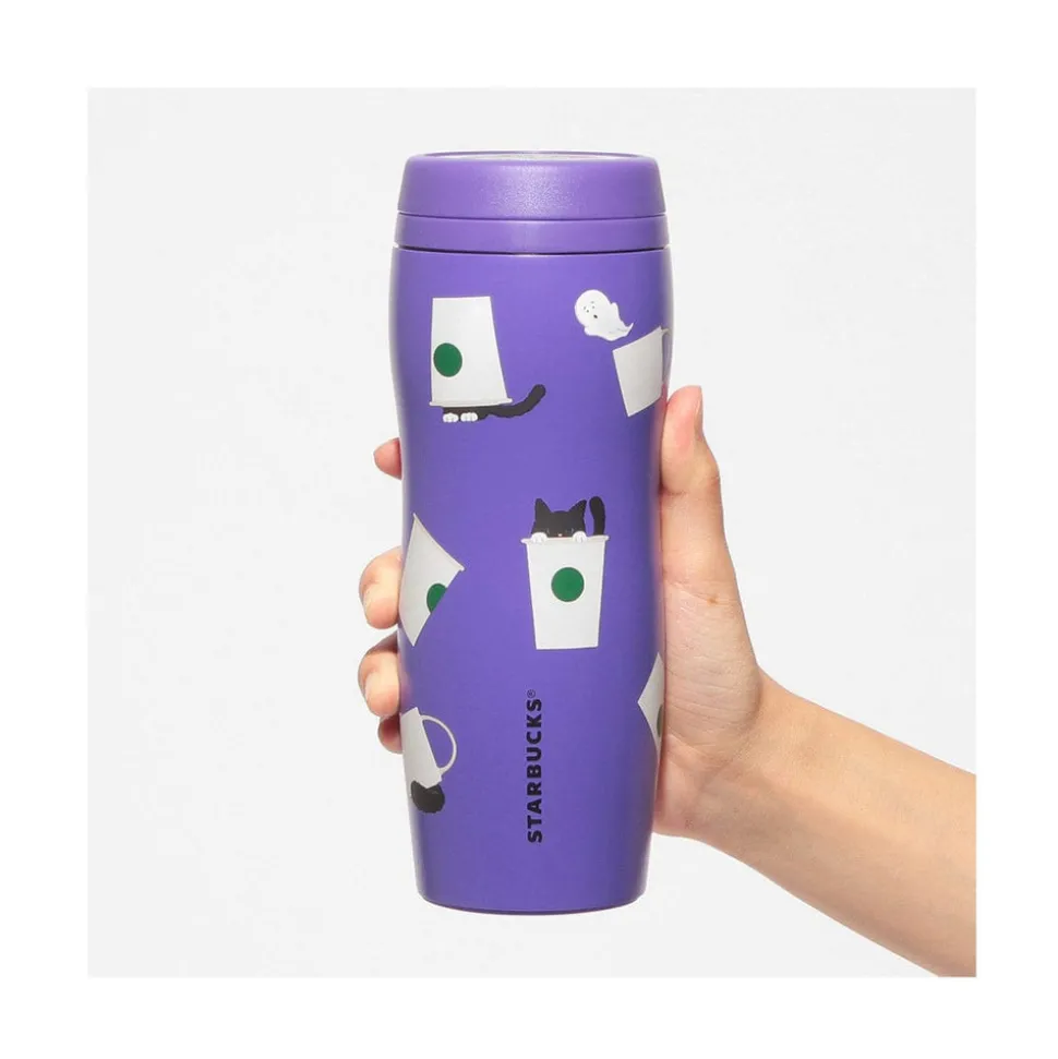 Starbucks Halloween 2025 Curved Bottle: Cat