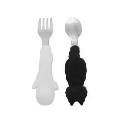 Starbucks Halloween 2025 Cutlery Set with Case: Cat and Ghost