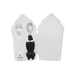 Starbucks Halloween 2025 Cutlery Set with Case: Cat and Ghost