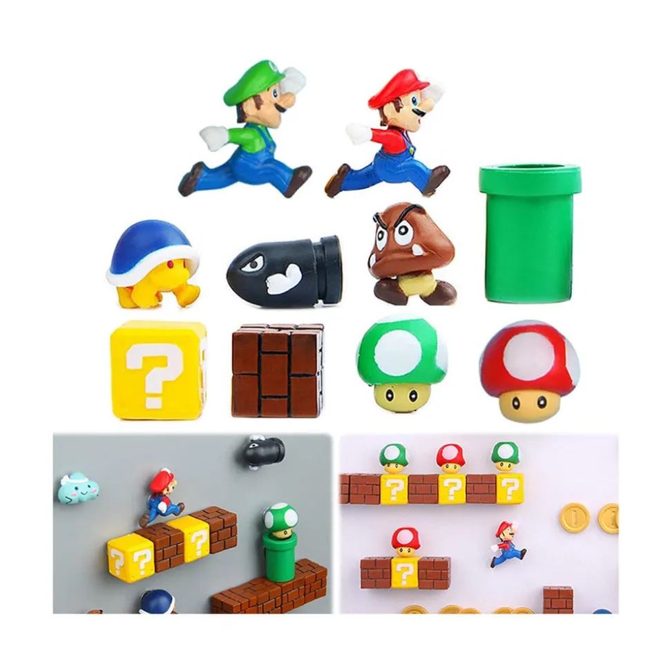 Super Mario 3D Refrigerator Magnets